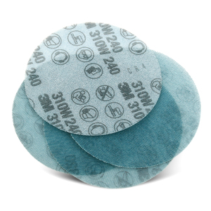 Cakram pengamplasan jala 5 inci jaring bebas debu kait & <span class=keywords><strong>Loop</strong></span> ampelas cakram jala abrasif untuk mesin kayu Gerinda, pemoles, Deburring - Product Image 1