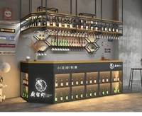Meubles de bar lumineux LED en forme de U sur mesure, grand format, pour discothèque, table colorée, comptoir de bar