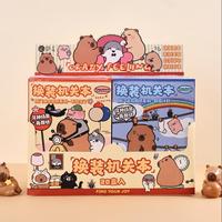 DHF536 Licensed Creative Cartoon Mikko Capybara Butterbear DIY Craft Books Puzzle TrainingBooks Children's Quiet Books Busy Book