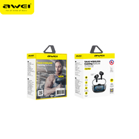 Écouteurs intra-auriculaires sans fil Awei TWS Game T52 Pro avec indicateur de batterie LED et chipset JL