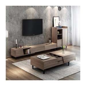 Prix d'usine 2 tiroirs Orléans Range Lamp Meuble Tv Table Meuble TV - Product Image 5