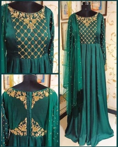 Stunning Indian/Pakistani Elegant-Party-Wear embroidery work on Stylish Floor Length dress for party/Wedding wear -2020 - Product Image 2