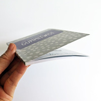Impression de brochures personnalisées de petite taille avec reliure parfaite