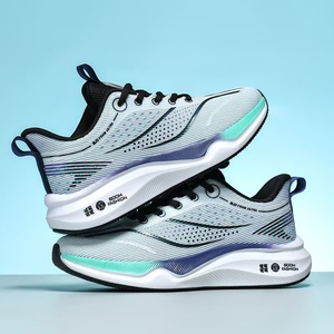 Nouvelles chaussures de course décontractées respirantes en maille tendance et légères, anti-odeurs, pour adolescents, semelles souples, printemps, été, automne - Product Image 1