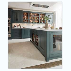 Classic Designs Custom Kitchen for Home Units Set Waterproof Cabinet with Island for Apartment Includes <b>Drawer</b> <b>Slide</b> Accessories - Product Image 3