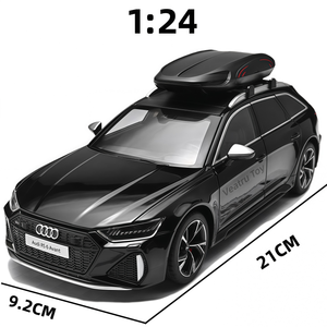Modellino <span class=keywords><strong>Auto</strong></span> in Metallo Pressofuso Originale Audi <span class=keywords><strong>RS6</strong></span> con Suoni e Luci, Giocattolo <span class=keywords><strong>Auto</strong></span> in Metallo con Funzione Pullback - Product Image 1
