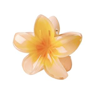 Venta caliente Clip de flor de huevo de color caramelo Clip de pelo de flor de color transparente Clip de pelo de vacaciones turísticas - Product Image 4