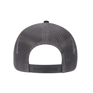 Casquette de camionneur en coton 6 panneaux avec logo brodé personnalisé unisexe vente en gros fermeture arrière réglable en maille respirante pour le sport - Product Image 5