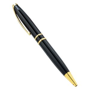 1.0Mm Premium Black Twist-Action Ballpoint Custom Logo Office Stationery Student Writing Promotional Gift <b>Pen</b> - Product Image 1