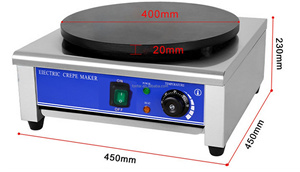 Professional CE Approved Mini Electric <strong>Crepe</strong> Maker/ Japanese Pancake <strong>Machine</strong>/Commercial Electric <strong>Crepe</strong> Maker - Product Image 3