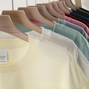 230 Gsm Tshirt Normal Fit <span class=keywords><strong>T</strong></span>-<span class=keywords><strong>shirt</strong></span> en coton pré-rétréci Tendance Pour Les Hommes Moins Cher <span class=keywords><strong>T</strong></span>-<span class=keywords><strong>shirt</strong></span> en coton biologique léger - Product Image 4