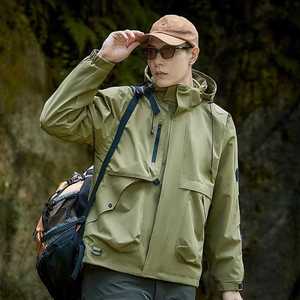 Unisex Windproof 3 In 1 Jacket With Fleece Lining For Outdoor Hiking Autumn Winter Wear Full Sleeve Polyester Wadding - Product Image 2