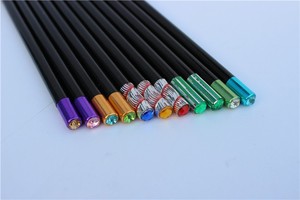 Ensemble de crayons promotionnels en bois noir de haute qualité avec boîte en papier personnalisée - Product Image 3