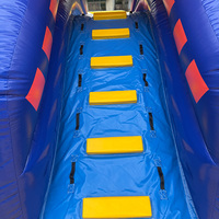 Ciudad de Diversión Inflable Comercial Arcoíris Carnival, Castillo Hinchable Grande de PVC para Niños, Alquiler para Festivales, Eventos y Fiestas