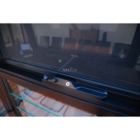 AMJ AS2047 Rotura térmica Ventanas de doble acristalamiento Ventana de toldo estándar de Australia con enrollador de cadena Servicios locales en Australia