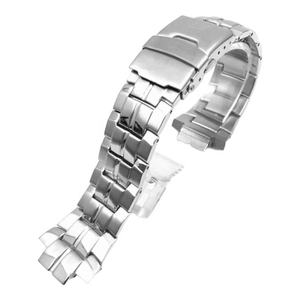 Pulsera de reloj de acero inoxidable de lujo para <span class=keywords><strong>Casio</strong></span>, correa de reloj de repuesto de metal de acero inoxidable de repuesto, pulsera - Product Image 2