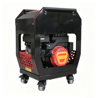 Machine de nettoyage de canalisations à essence 18HP 200Bar 45LPM, déboucheur de canalisations pour tuyaux de drainage de 2 à 10 pouces avec option de télécommande
