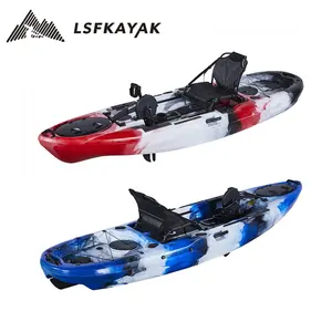2021 LSF New Pedal Solo Skiff Thuyền Đánh Cá Canoe/Kayak Với Động Cơ Điện Đánh Cá Kayak