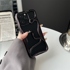 Coque antichoc en TPU électroplaqué effet mat ajouré motif serpent pour <span class=keywords><strong>iPhone</strong></span> 17 Pro Max/16 Pro/15 Plus/<span class=keywords><strong>14P</strong></span> - Product Image 4