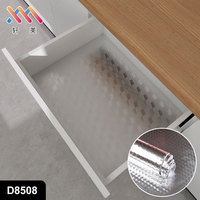 Papier adhésif en aluminium pour cuisine, autocollant anti-graisse pour crédence, revêtement de protection pour armoires et étagères