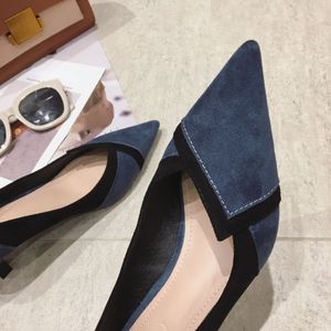 Zapatos de Vestir para Mujer, Nuevos Modelos 2025, de Tacón Bajo y Punta Puntiaguda, 5.5CM/7.5CM, para Oficina - Product Image 6