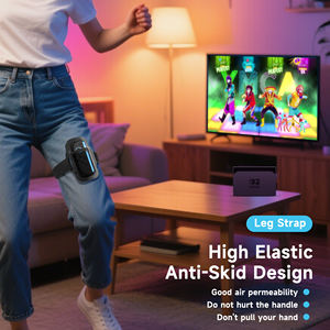 Nouveau JYS pour 2 accessoires ensemble de contrôleur de jeu de sport en Silicone sans fil escrime <span class=keywords><strong>raquette</strong></span> de Tennis <span class=keywords><strong>volant</strong></span> de course pour - Product Image 5