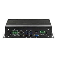 Mini PC industriel sans ventilateur Core I7 nouveau mini ordinateur de bureau Win10 6 COM GPIO avec RAM DDR4 compatible avec les prises AU US CN EU