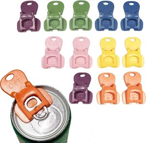 Protector de Bebidas con Abrebotellas Fácil de Usar, Cubierta Completa, Herramienta para Abrir Latas de Refresco, Tapa Protectora Colorida para Latas de Refresco - Product Image 1
