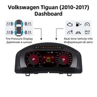 VW pour tableau de bord numérique LCD, compteur de vitesse, cockpit virtuel, système Linux, mise à niveau de 10,25 pouces