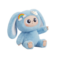 Pendentif en peluche interactif IA avec logo personnalisé, en fibre de polyester, compagnon de conversation, emballage en boîte couleur, ornement pour enfants, cadeau en gros