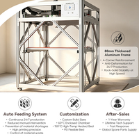 Imprimante 3D à granulés plastiques de grande taille Dowell DP-A10-16 FGF, extrusion rapide 5000g/h, alimentation automatique, Impresora 3d Printer