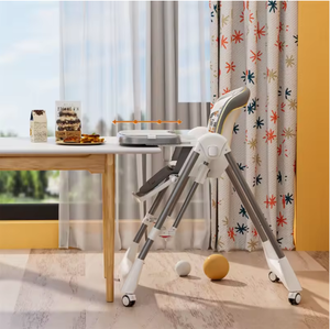 <span class=keywords><strong>Chaise</strong></span> <span class=keywords><strong>haute</strong></span> convertible pour bébé avec dossier réglable et fonction berçante, best-seller - Product Image 3