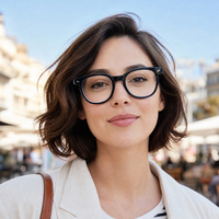 Vente en gros de lunettes de haute qualité, montures en acétate, lunettes optiques pour hommes et femmes