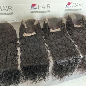 Perruque Lace Frontale Transparente 13x4 à Ondulations Naturelles, Cheveux Humains Brésiliens, Sans Colle, avec Baby Hair, Noir Naturel, pour Femmes - Product Image 3