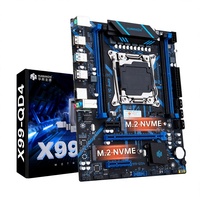 HUANANZHI X99-QD4 PC Motherboard Desktop Gaming M-ATX LGA 2011-3 Motherboard Mendukung Maksimal 128GB RAM