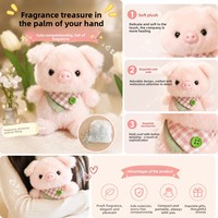 Pendentif Peluche Parfumée Format Paume avec Rembourrage en Coton PP 12cm, Charme de Sac Mignon, Porte-clés Unisexe, Cadeaux Personnalisés en Gros