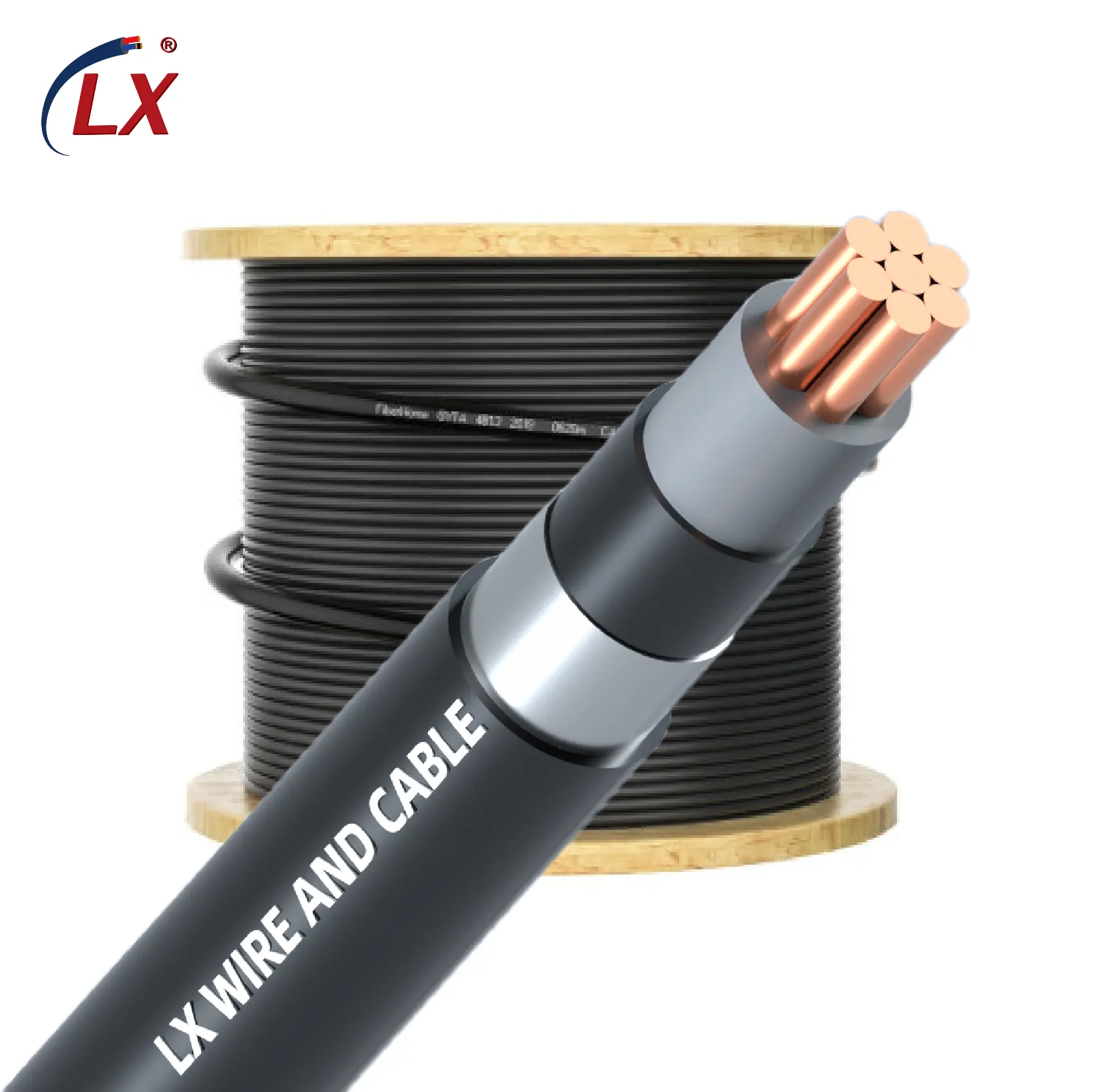 Top Quality 3 Vore 6mm Medium Voltage Armored Xlpe Copper Core Heating Pvc Insulated Power Cable