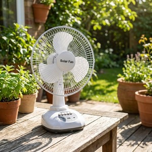Ventilateur de table haute performance silencieux avec oscillation, 3 vitesses réglables, pour la maison, la chambre, le bureau, flux d'air élevé - Product Image 1