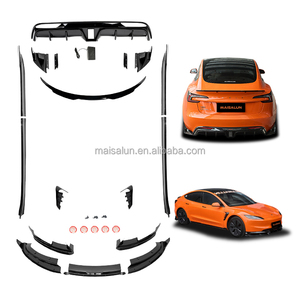 Nouveaux produits : Kit carrosserie style ABS Battle Edition pour <span class=keywords><strong>Tesla</strong></span> Model <span class=keywords><strong>3</strong></span> 2024+ – Pare-chocs avant, lèvre avant, diffuseur arrière, accessoires automobiles - Product Image 1