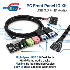 สายอะแดปเตอร์ MAOYE OEM USB3.0 20 พิน จากหัวต่อเมนบอร์ดแบบ 20 พิน เป็น Type C ตัวเมีย ความเร็ว 5Gbps สำหรับต่อพ่วงแผงด้านหน้าเคสคอมพิวเตอร์ตั้งโต๊ะ - Product Image 5