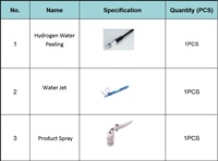 Appareil de beauté pour la peau à l'eau hydrogénée, Aqua Jet Peel, nettoyage, nano-brume, booster d'essence, blanchiment et hydratation, machine de beauté