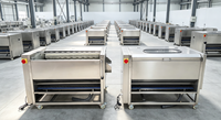 Goede prijs commerciële elektrische aardappelwasser en -schiller van roestvrij staal, groentereinigingsmachine voor voedselverwerking
