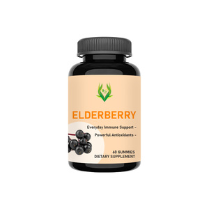 Gomitas de Vitamina C y Saúco Negro, Suplemento Dietético Antioxidante para la Salud Ósea y el Sistema Inmunológico, para Mujeres Embarazadas, Gran Venta - Product Image 1