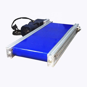 Instelbare snelheid aluminium <span class=keywords><strong>mini</strong></span> PVC bandtransporteurs prijs kleine tafeltransporteur laptopsysteem voor fabriek & thuisgebruik voor levensmiddelenwinkels - Product Image 3