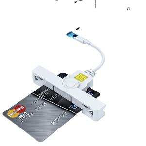 DOD Common Access CAC Tipo C Lector de tarjetas USB CAC 2 en 1 USB/USB C Conector dual Lector de tarjetas con chip IC inteligente - Product Image 2