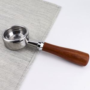 Italian <b>Coffee</b> Machine Handle Stainless Steel <b>Coffee</b> Powder Bowl Precision Powder Slot Extraction <b>Filter</b> Powder Basket Etching - Product Image 1