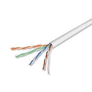 Câble réseau LAN Cat6 23AWG en cuivre nu massif 4 paires 8 conducteurs 1000 Mbps Gigabit UTP 305 m 1000 pi Câblage structuré TIA EIA - Product Image 1