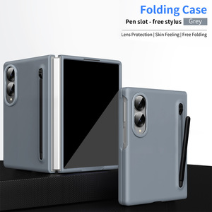 Funda para Teléfono con Sensación de Piel de Película para Samsung Galaxy Z Fold8 Wide con Ranura para S Pen, Protección de Lente, Antigolpes, Cubierta Protectora - Product Image 2