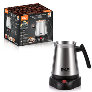 Raf หม้อกาแฟไฟฟ้า600W พร้อมความจุ0.6L ตัวเครื่องมีขนาดกะทัดรัดและออกแบบให้ความร้อนเร็วสำหรับการเตรียม R.7318บ้านทุกวัน - Product Image 2