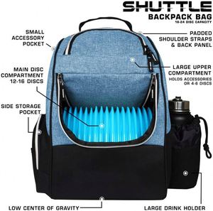 Sac à dos de transport pour disques BSCI Factory Discs Retriever avec accessoires (choisissez votre couleur préférée) - Product Image 4